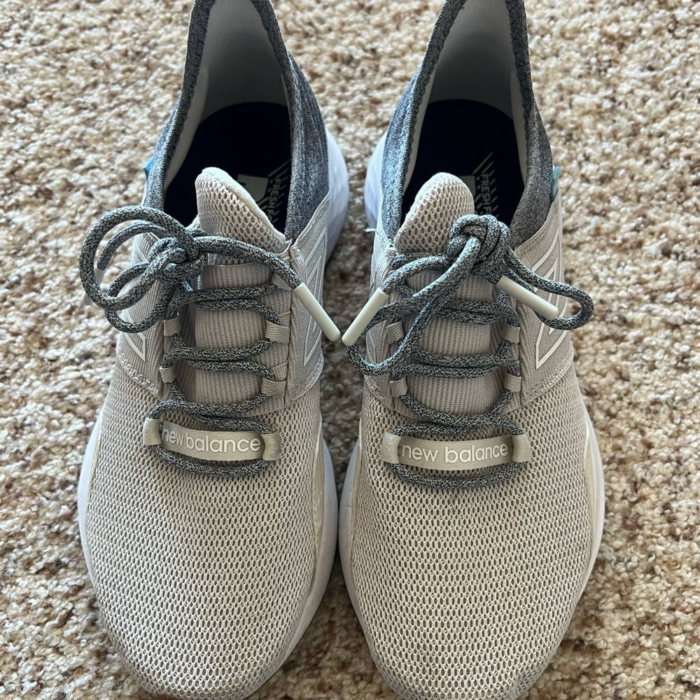 New Balance Light Gray Athletic Shoes